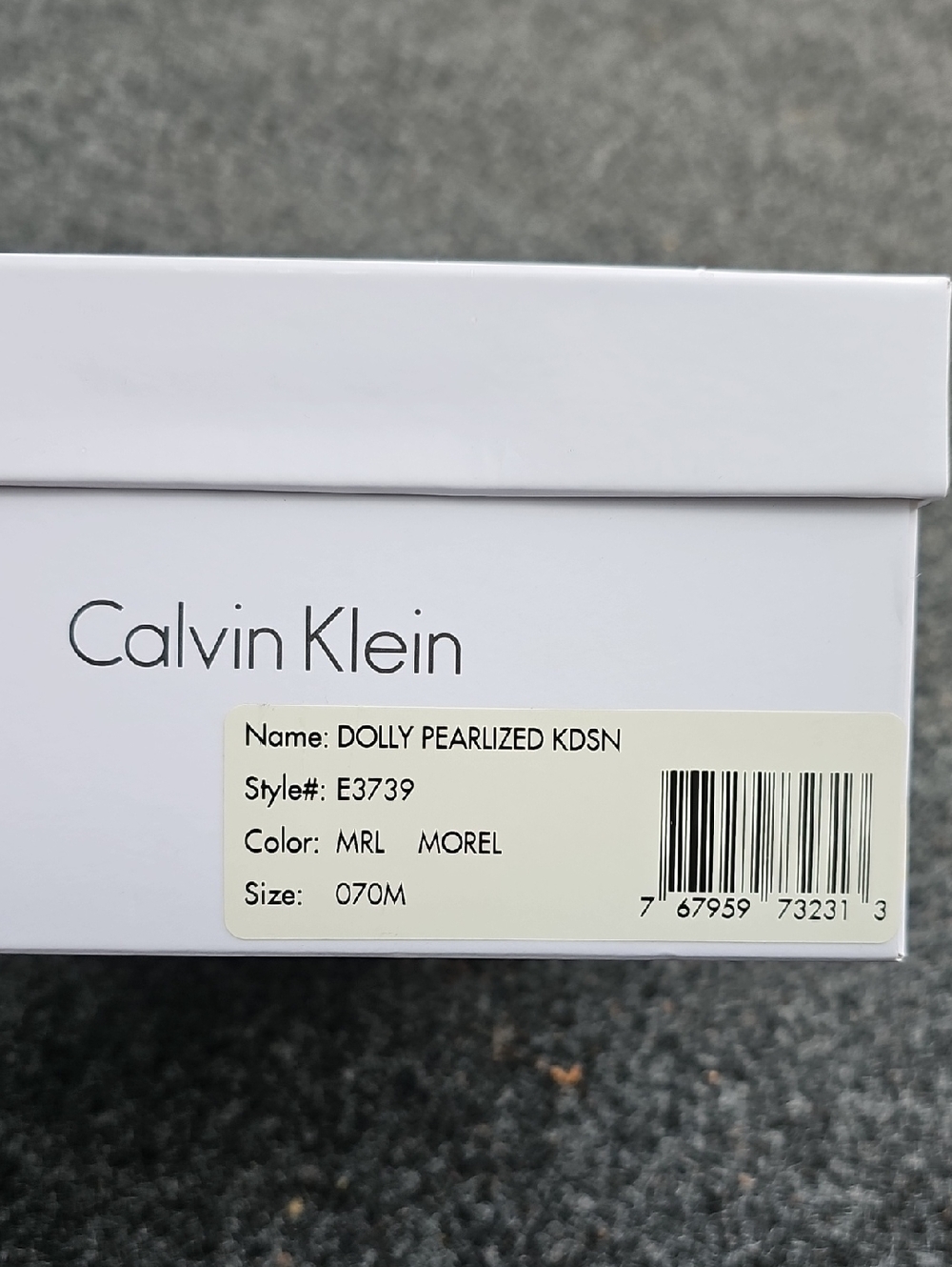 Calvin Klein Women's 7 Dolly Pearlized Metallic Nude Pointed Toe Pumps - Picture 9 of 9